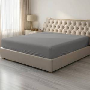 lot 11852 image: HBHLFZ Twin Fitted Sheet Only, Soft Breathable Bottom Sheet - 39inx75in Deep Pockets Twin Size Fitted Sheet - All Around Stretch Fit, Wrinkle Resistant, Colorfast - Easy Care, Gray