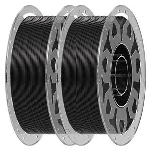 lot 11858 image: Creality PLA Filament 1.75mm Black 2 kg, 3D Printer Filament Bundle, Enhanced Toughness No Warp, Accuracy �0.03mm Printing for Most 3D Printers(Black And White )