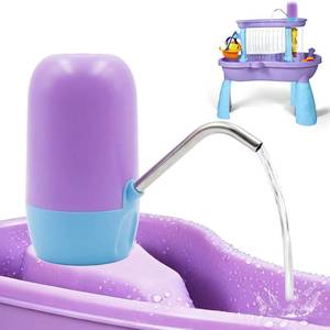 lot 12001 image: Katroiy Water Table Pump, ContinuousKids Water Pump for Table, 3 Hours of Non-Stop Work Water Table Accessories Water Pump for Fun Summer Outdoor Water Toys Outside Water Play(Purple) (Slight Use)