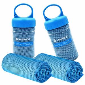 lot 12028 image: YQXCC 2 Pack Cooling Towels (47inx12in), Ice Cool Towel for Neck and Face