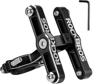 lot 12040 image: ROCKBROS Bike Bottle Cage Adapter Seatpost Handlebar Water Bottle Holder