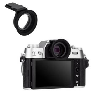 lot 12041 image: Long Soft Eyecup Eyepiece Viewfinder for Fuji Fujifilm X-T50 XT50 Camera