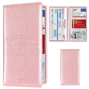 lot 12050 image: TOURSUIT Car Registration and Insurance Card Holder, Rose Gold