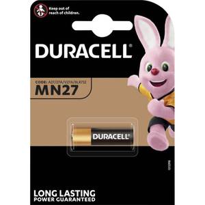 lot 12065 image: Alkaline Battery DURACELL DRB271 MN27 12V