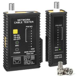 lot 12099 image: Brileine Dual-Function Coaxial and RJ45 Network Cable Tester