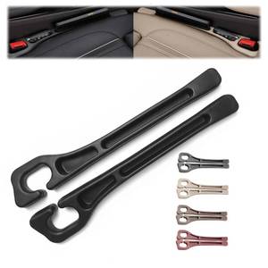 lot 12103 image: FFKQBH Car Seat Gap Filler Set of 2, Premium Interior Car Accessories, Multifunctional Car Storage Solution with Non-Slip Design, Fits Most Vehicles (Black)