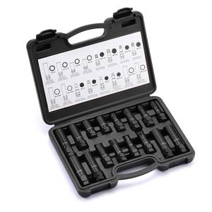 lot 12104 image: MIXPOWER 16-Piece Locking Lug Nut Master Key Set of Spline Star and Hex Style Keys, Wheel Lock Removal Kit, Thin-Walled and Long Lug Keys to Prevent Damage to Wheels Double-Hex Heads