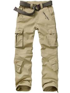 lot 12105 image: Womenfts Tactical Pants, Casual Cargo Work Pants Military Army Combat Trousers 8 Pockets,Khaki,32(US 12)