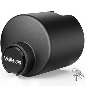 lot 13577 image: vullteeon Trailer Hitch Locks for 2-516in, 2in, 1-78in Couplers, New Model Universal Super Compatibility Coupler Lock, Anti-Theft Steel Tongue Lock for Boat, RV, Trailers, Camper