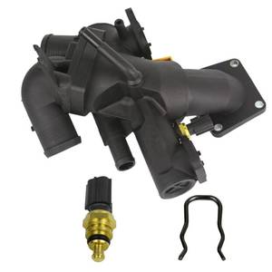 lot 13579 image: MITZONE Engine Coolant Thermostat Kit Compatible with 2003-2010 Jaguar XK8 XJ8 XJR Vanden Plas S-Type XKR XK XF 4.2L V8 Replace AJ810214