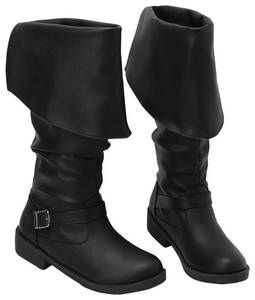 lot 14110 image: ACE SHOCK Menfts Medieval Pirate Boots Renaissance Cosplay Boot for Men Halloween Costume Shoes (Style-C Black, 12)