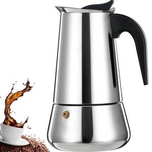 lot 14115 image: DITOSH 2 Cup Stovetop Espresso Maker Stainless Steel Moka Pot Stove Top Percolator Italian Coffee Makers Capable Mocha Greca Machine Cafe Classic Induction Cookers for Home and Camping 100ml 3.3oz