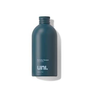 lot 14136 image: Uni Hair Shampoo Refill - Hydrating Shampoo with Frizz Control to Help Improve Shine, Smoothness and Volume for Thin, Dry Hair - Color-Safe, Sulfate-Free Formula Packed with Amino Acids (375 ml)