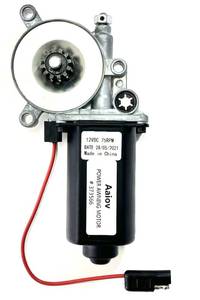 lot 14153 image: Aaiov 373566 RV Awning Motor Replacement Universal Black Connector Motor Compatible with Solera Power Awnings Motor