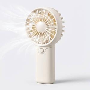 lot 14159 image: vnyaol Mini Handheld Fan, AAA Battery Operated Portable Personal Fan with Lanyard, One Button Easy Control, Low Noise Small Fan for Travel, Office, Outdoor
