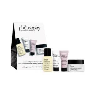lot 14161 image: philosophy 3pcs purity made simple one-step facial cleanser- with meadowfoam seed oil gently cleanses and melts away dirt, oil and stubborn makeup paraben-free face wash