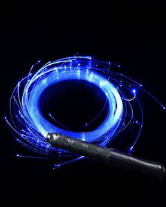 lot 14179 image: SZYICONG 6ft LED Fiber Optic Whip Dance, USB Rechargeable, 7 Colors, 4 Modes, Rainbow Bright Lights Effect, Great for Rave Party, Music Festival, Stage Show, Carnival Activities