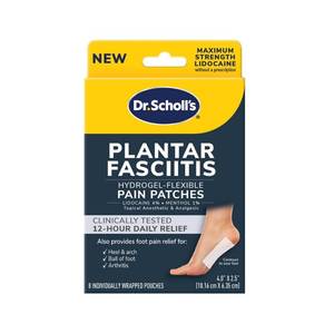 lot 14186 image: Dr. Schollfts Plantar Fasciitis Pain Patches with Hydrogel Flexible Technology - 7ct
