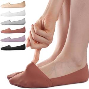 lot 14267 image: Sofier No Show Socks Womens,6 Pairs Non Slip Low Cut Invisible Liner