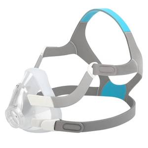 lot 19016 image: Replacement F20 Frame System for AirFit F20 Full-Face Mask (M) - Includes Cushion, Frame, Headgear, Clips - No Elbow - Snug Fit, Comfortable Design, Great Value Bundle