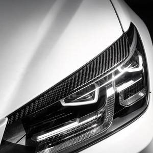 lot 20099 image: BETTERHUMZ Car Headlight Eyebrow Cover Compatible with BMW