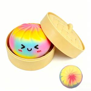 lot 20113 image: Tansix Dumpling Squishies New Mystery Glitter Squishies Dumpling with Box Stress Relief Balls Sensory Toys Desk Squeeze Toys Gift