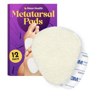 lot 20114 image: 11-Pack Metatarsal Pads for Women - 14in Thick, Comfort Foot Cushions for Heels and Pain Relief, Forefoot Support, Ideal for Metatarsalgia, Mortonfts Neuroma, Sesamoiditis