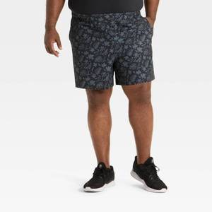 lot 20240 image: Mens Big Hybrid Shorts 6 - All In Motion Black 2XL