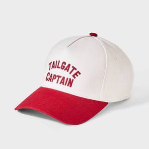 lot 20246 image: Tailgate Captain Gameday Baseball Hat - Wild Fable Dark Red