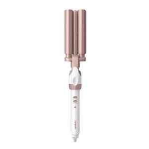 lot 20339 image: Conair Curling Iron and Waver Hair Tool, Triple Barrel, WhiteRose Gold