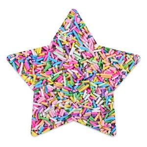 lot 20343 image: Hadnves 100g Resin Fake Sprinkles Mini Clay Candy Polymer Sprinkles Mixed Filler Slices Decoration for Cake Dessert Nail Art DIY Crafts Phone Case Party Chirstmas Wedding