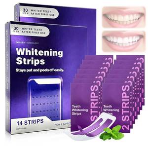 lot 20351 image: 2Pcs Purple Teeth Whitening Strips, Gentle Daily Purple Whitening Strips, Effectively Reduces Stains On Tooth Surfaces for A Brighter Smile28 Strips