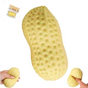 lot 20366 image: Peanut Squishies, Peanut Shaped Squish Balls,Squeeze Dough Ball ,Soft Stress Relief Sensory Fidget Toys,Soft Stress Relief Sensory Fidget Toys for Adults Anxiety Relief Hand Relax