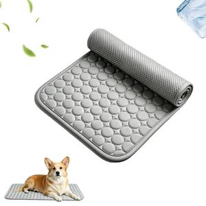 lot 20372 image: Dog Cooling MatReusable Pet Cooling Pad, Gray,Large