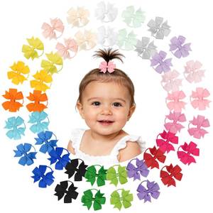 lot 20379 image: CLLOT Small Hair Ties with Hair Bow 42PCS Rubber Elastic Ponytail Holders