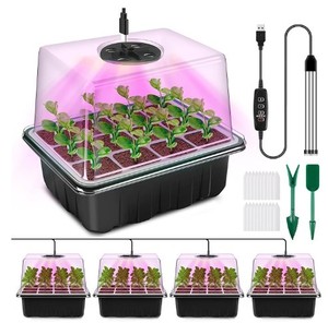 lot 1523 image: Yaungel 4-Pack Seed Trays with Light
