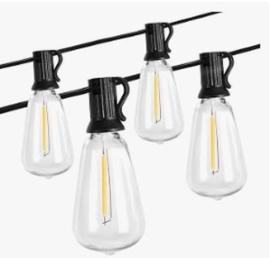 lot 11839 image: Outdoor String Lights AG1TLT2008-1-CDK-US