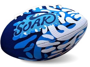 lot 14199 image: SOAK Waterproof Football 9 inches Beach Pool Outdoor Games Kids