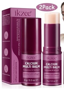 lot 14220 image: 2-Pack Calcium Multi Balm Stick -Collagen Moisturizing Balm Stick for Face,Eyes and Neck, Anti-Wrinkle Eye Cream, Wrinkle Core Sticks For Firming Skin,Hydrating,Anti-aging