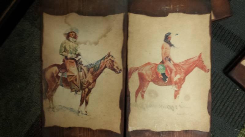 lot 4158 image: Western Lithograph by Remington