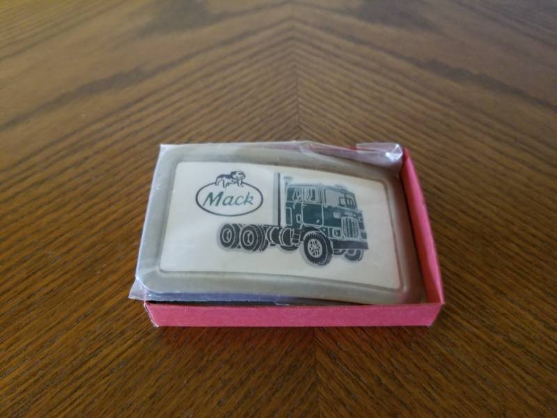 lot 3029 image: Mack Truck Belt Buckle