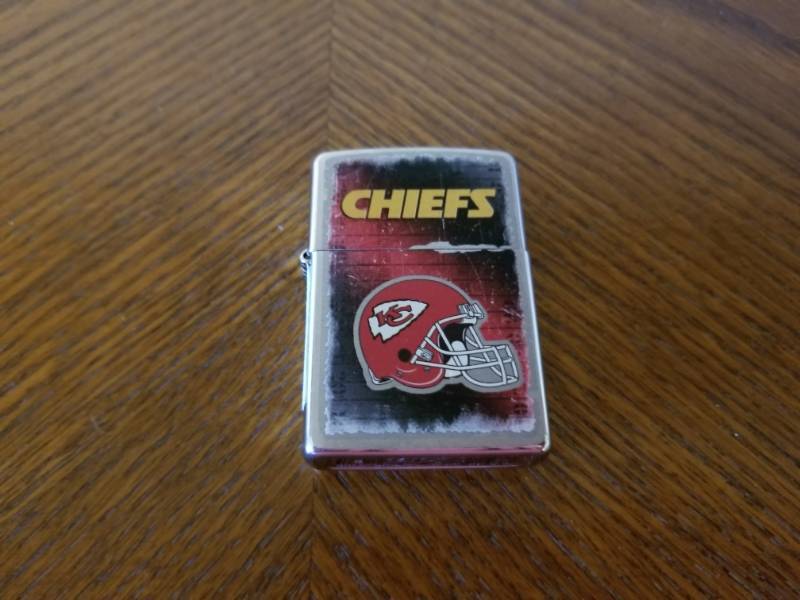 lot 3171 image: Chiefs 2012 Zippo Metal Lighter