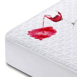 lot 1587 image: GOPOONY Waterproof Mattress Protector Queen Size, Ultra Soft Mattress Pad