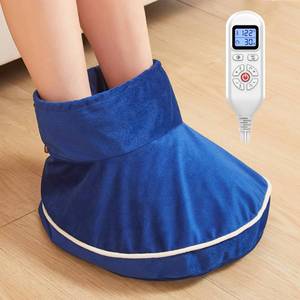 lot 1593 image: Large Foot Warmer for Feet, Electric Foot Heating Pad with Washable Cover, 86-158Adjustable Heat and Auto Shut-Off, Deep-Penetrating Heat for Neuropathy Pain Relief and Foot Pain