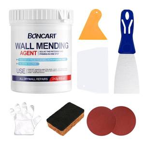 lot 2262 image: BONCART 8.6Oz Drywall Patch Repair Kit � Professional All-in-1 Tool Set