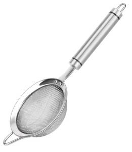lot 2281 image: SUNWUKIN 304 Stainless Steel Fine Mesh Strainers for Kitchen, Colander-Skimmer with Handle, Sieve Sifters for Food, Tea, Rice, Oil, Noodles, Fruits, Vegetable