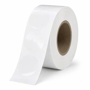 lot 2307 image: Wmiwulien 1000 Pcs 1in Thicken Clear Circle Stickers for Sealing