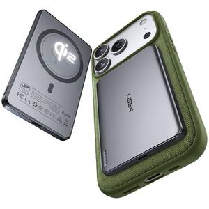 lot 2324 image: LISEN 0.3ftft Ultra Slim Qi2 15W for MagSafe Battery Pack Power Bank, QI2 Certified 5000mAh Wireless Portable Charger,Travel Magnetic Power Bank for iPhone 17 Pro Max Plus Air 16 15 14 13 12