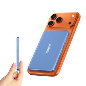 lot 2418 image: SIXTHGU Magnetic Portable Charger, Ultra Slim 5,000mAh Wireless Power Bank, PD 20W USB C Fast Charging, for Magsafe Battery Pack, PowerMag, Compatible with iPhone 1615141312 ProPro Max Series