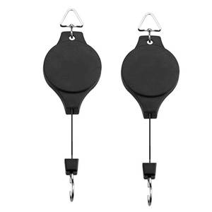 lot 2431 image: Orgrimmar 2 Pcs Plant Pulley Retractable Hanger Hanging Flower Basket Hook